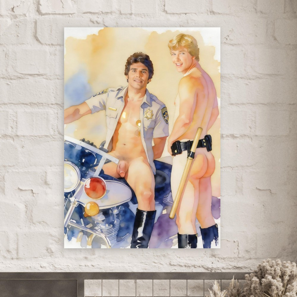 CHiPs Ponch & Jon Fine Art Gicleé