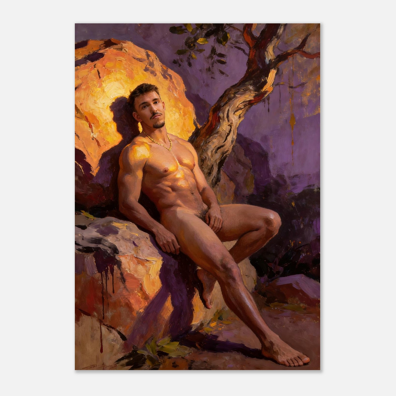 Love on the Rocks Giclée Print – Male Gay Interest Art