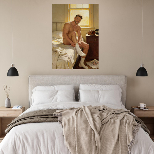 A New Day Giclée Print – Norman Rockwell Inspired Art