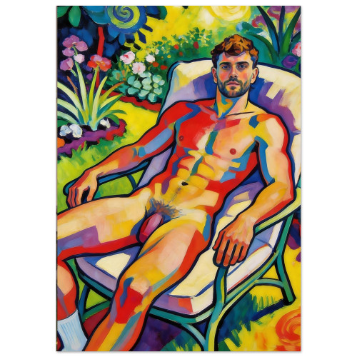 The Flowers Started Gossiping Giclée Print – Vivid Male Wall Art