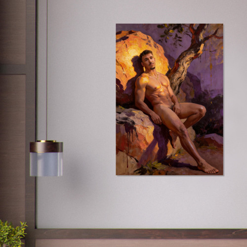 Love on the Rocks Giclée Print – Male Gay Interest Art