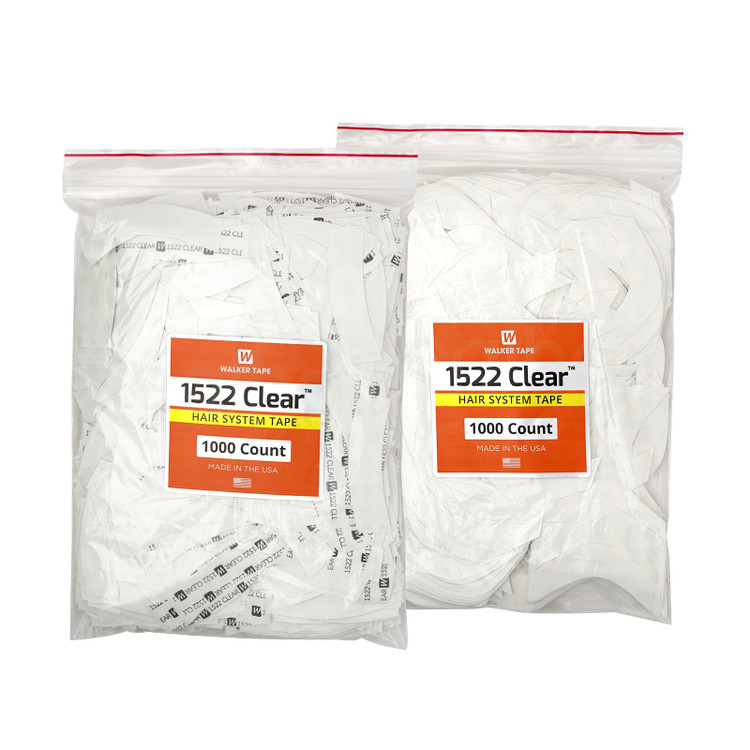 Walker Tape - 1522 Clear Tape 1000 pcs pack - A & C Shape