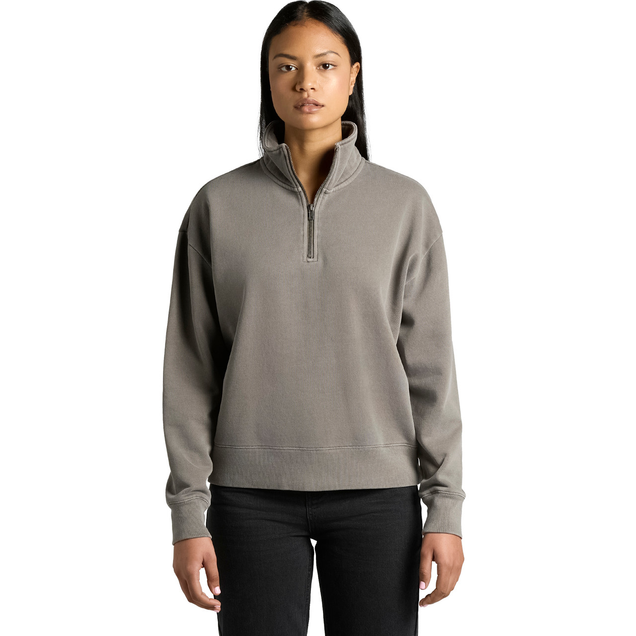 Women's Relax Faded Half Zip Relaxed - 4167 | AS Colour US