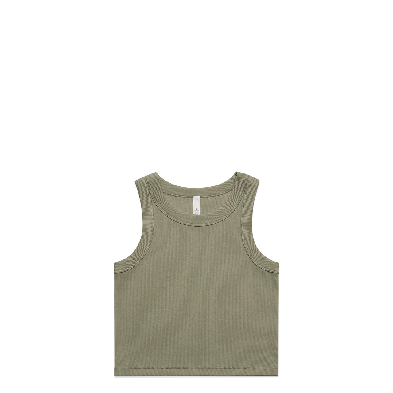 Wo's Organic Rib Crop Tank | 4064G view 16