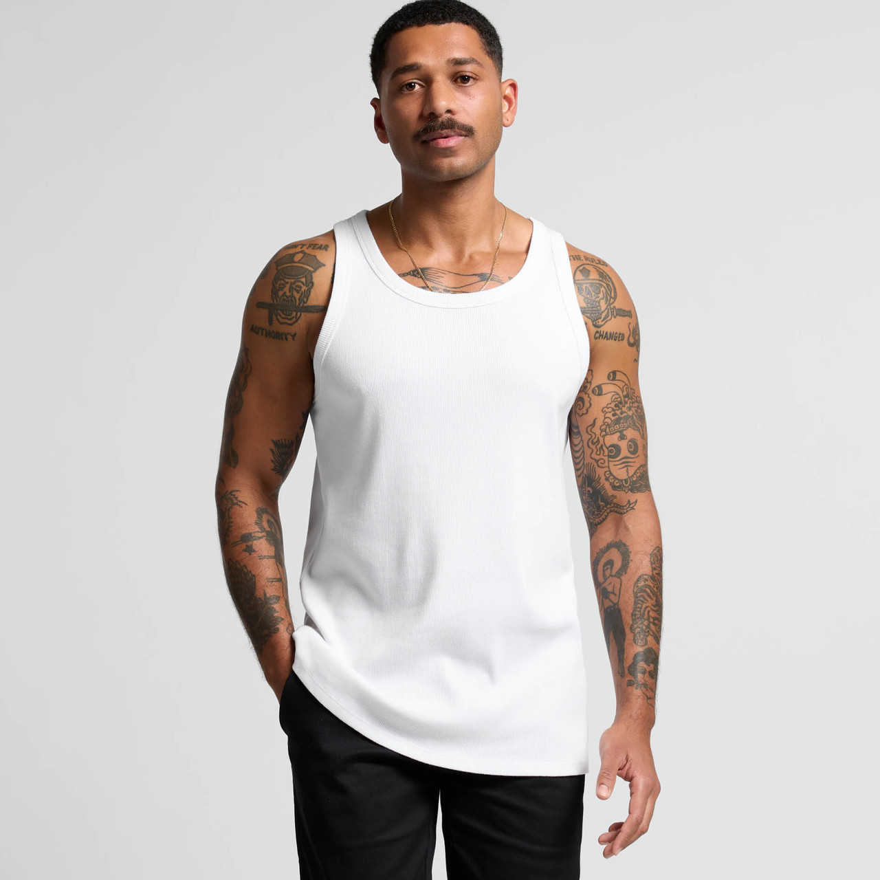 Organic Rib Singlet | 5063G view 6