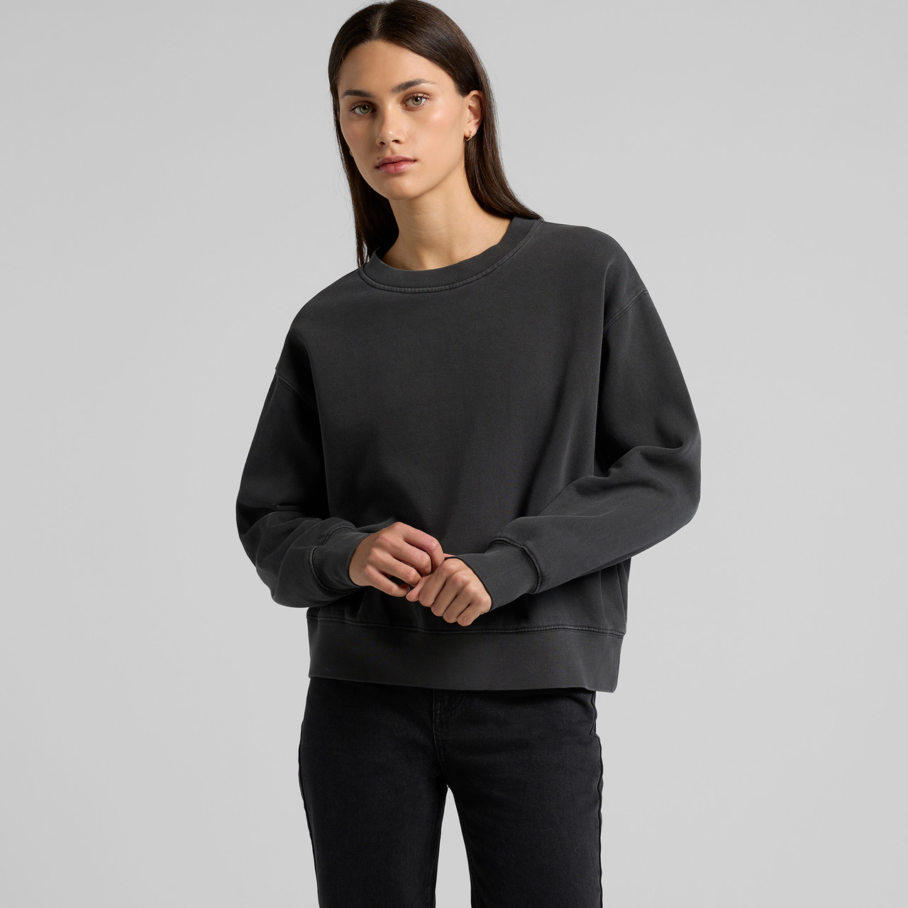 everyone cotton crew neck sweatshirt M 紺 everyone cotton crew neck sweatshirt (NAVY) | everyone