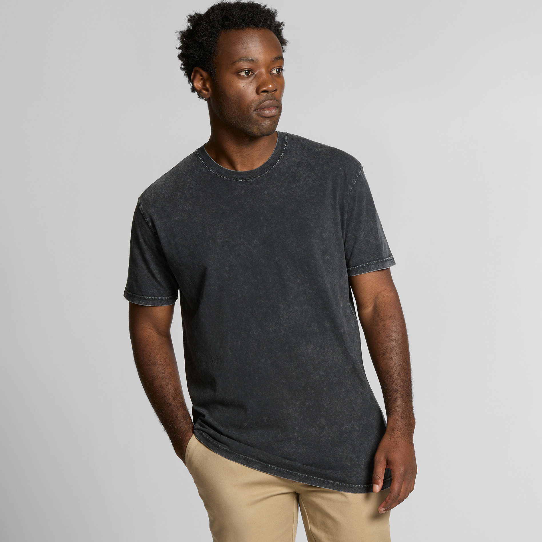 5040 Stone Wash Staple Tee | T-Shirts | Men | AS Colour