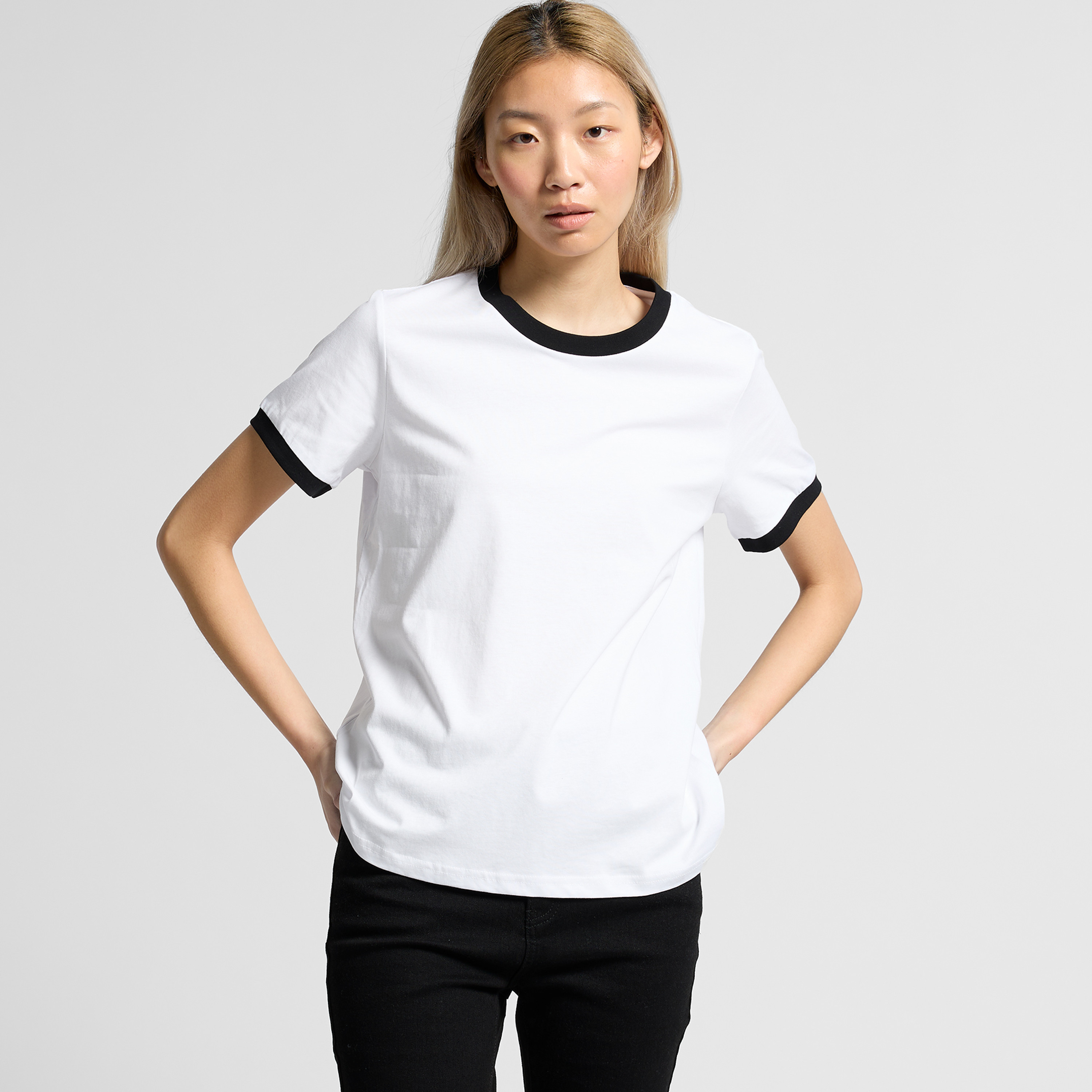 Wo's Maple Ringer Tee - 4053 - AS Colour US