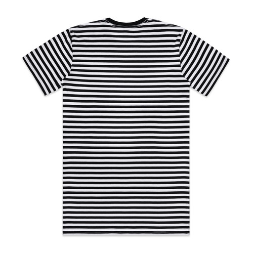 staple-stripe-tee-black/white-back