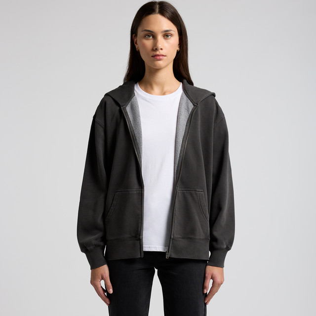 【WV PROJECT】24FW★ Relax Stadium Hood Jumper Wo's Relax Zip Hood | 4162 - AS Colour US