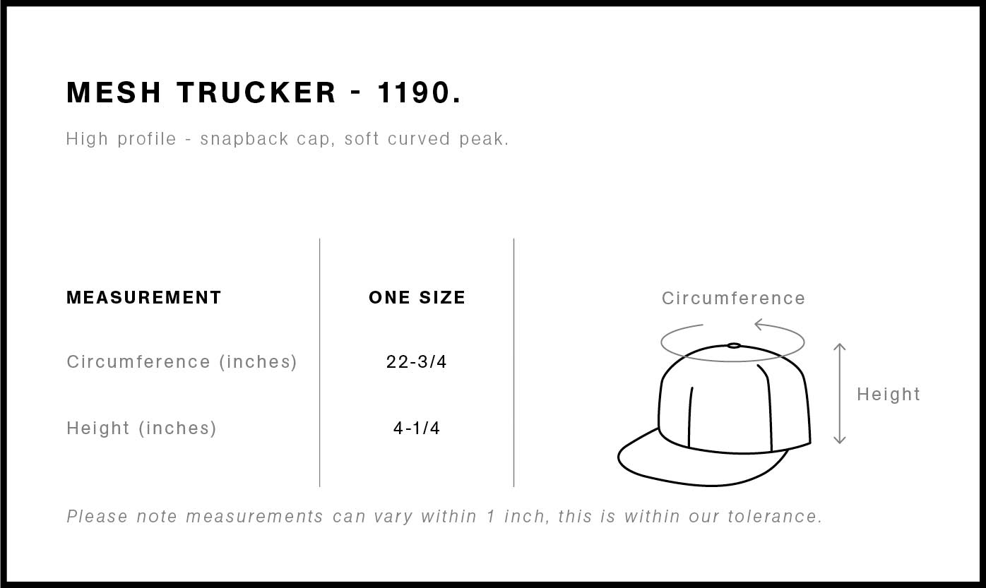 Mesh Trucker Cap | 1190 60