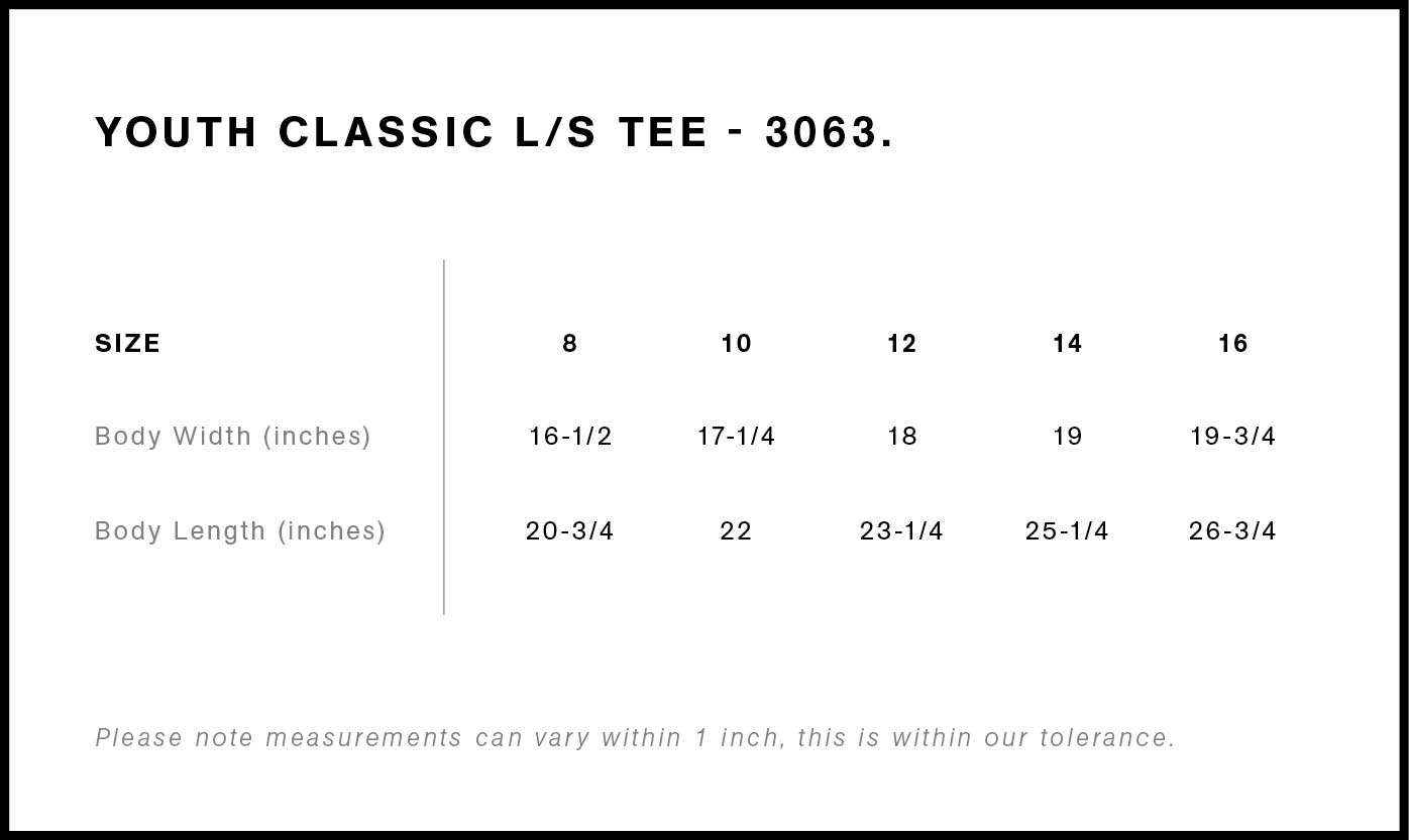 Youth Classic L/S Tee | 3063 8