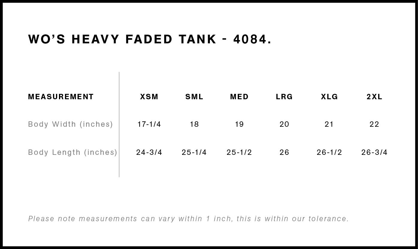 Wo's Heavy Faded Tank | 4084 - AS Colour US