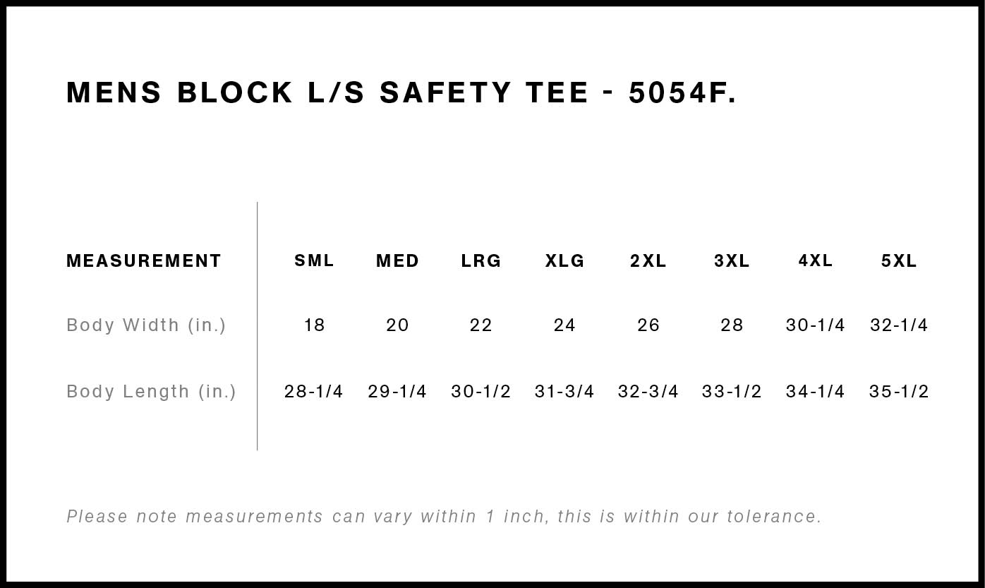 Block Safety L/S Tee | 5054F 5