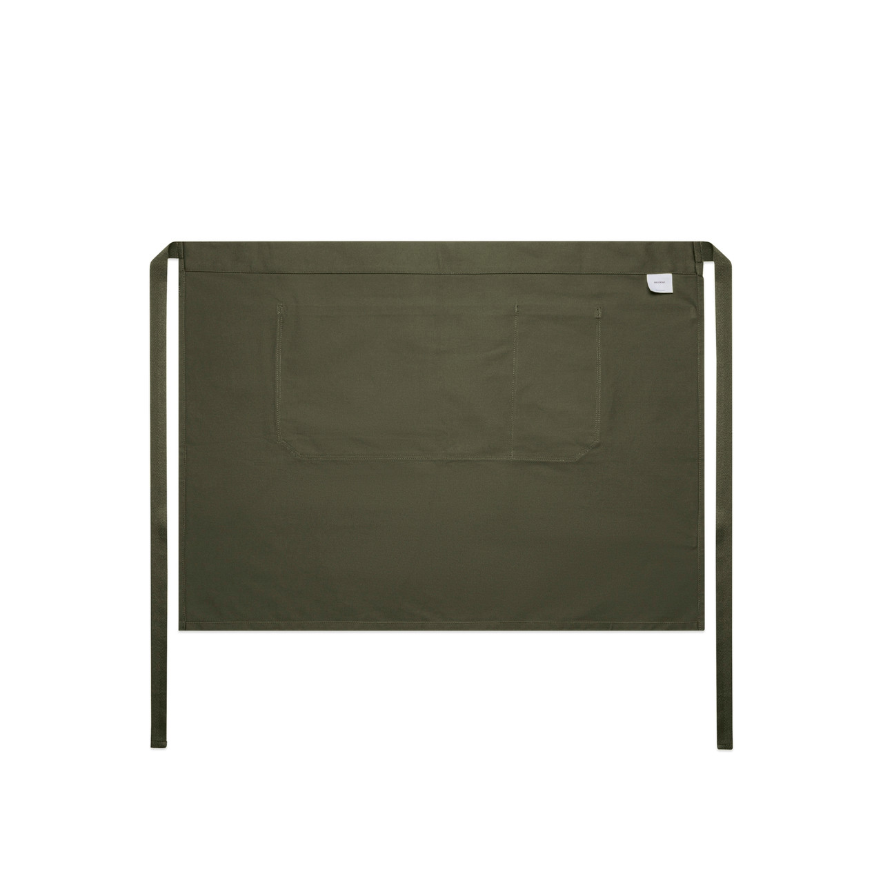 AS Colour 1083 Carrie Half Apron Army back view for custom printing