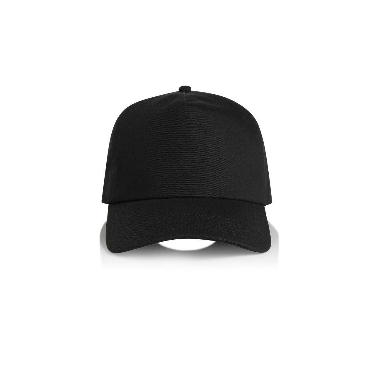 AS Colour 1164 Frame Soft Cap Black front view for custom printing