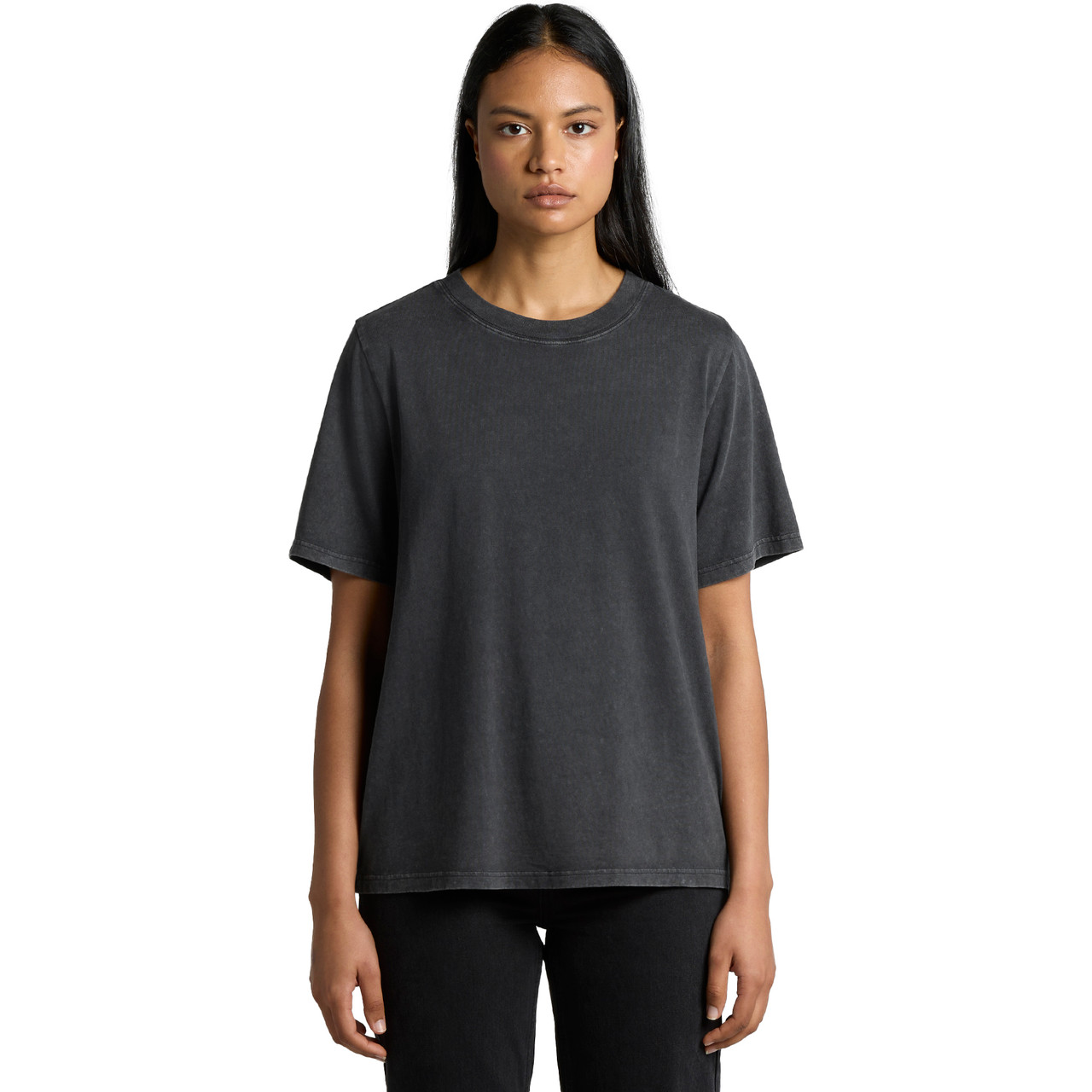 Wo's Stone Wash Heavy Tee | 4085 3
