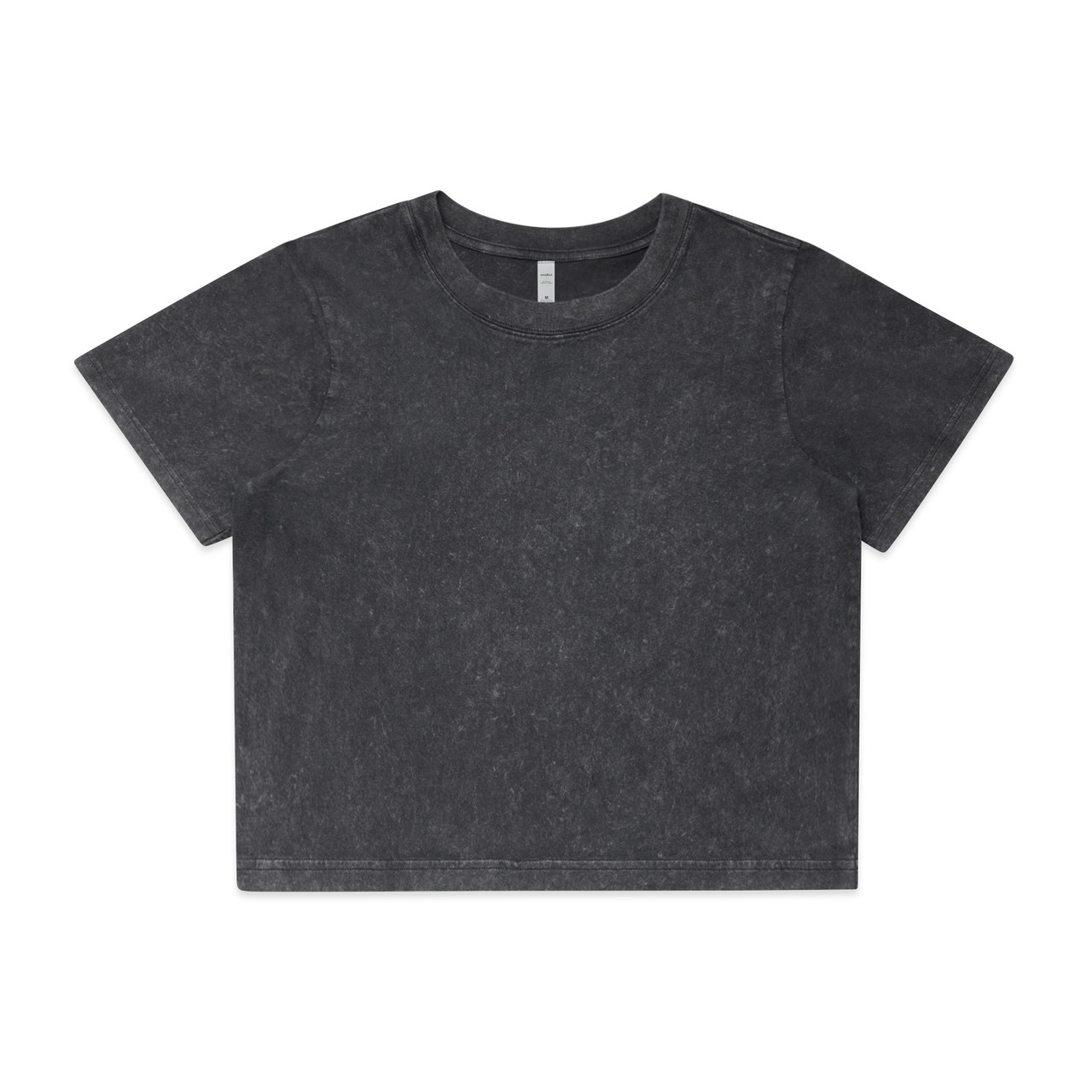 Wo's Stone Wash Heavy Crop | 4086 33