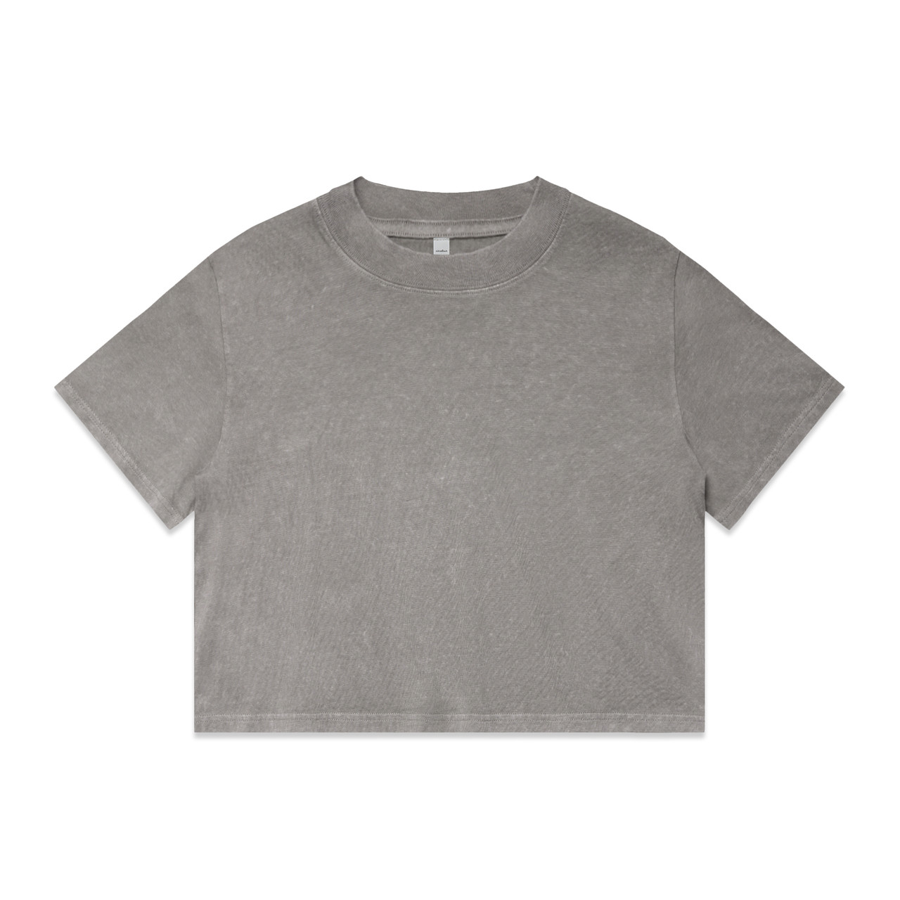 Wo's Stone Wash Heavy Crop | 4086 26