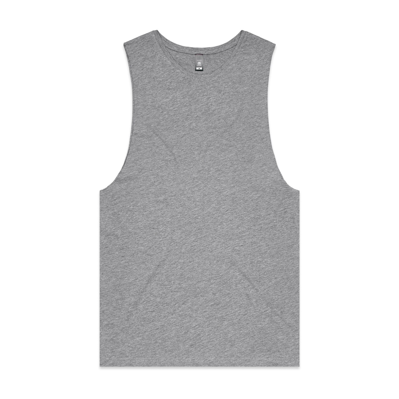 AS Colour 5025 Barnard Tank Athletic Heather front view for custom printing