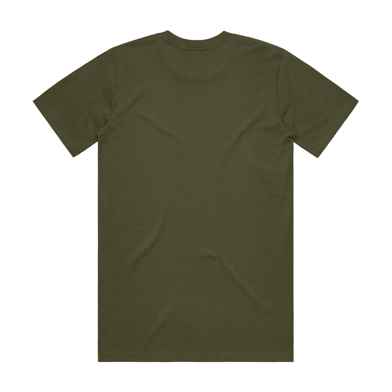 AS Colour 5026 Classic Tee Army back view for custom printing
