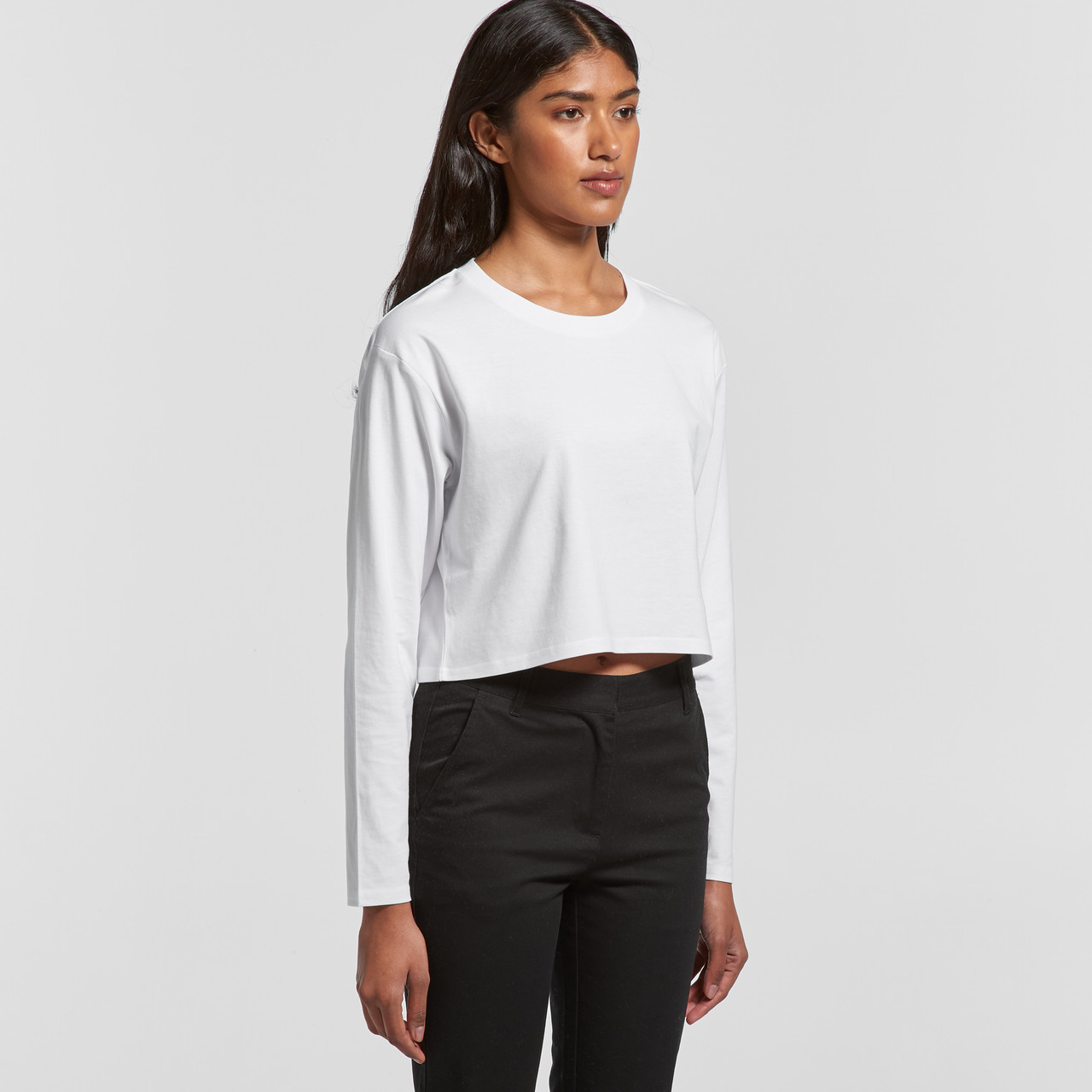 Wo's Crop L/S Tee | 4058 24