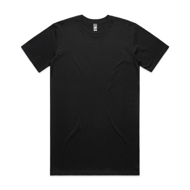 AS Colour 5070 Classic Plus Tee [+2"] Black product view for custom printing