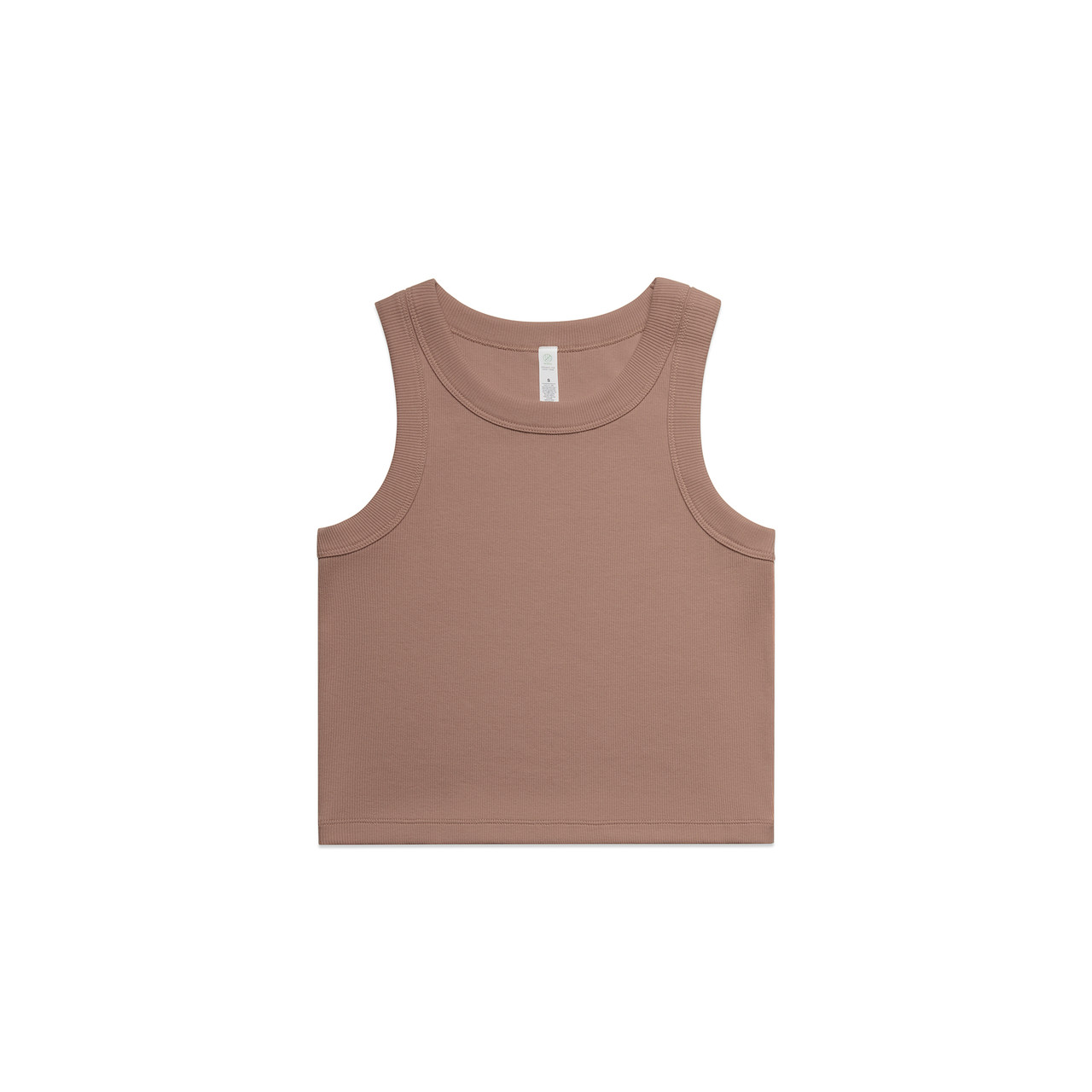 Wo's Organic Rib Crop Tank | 4064G 59