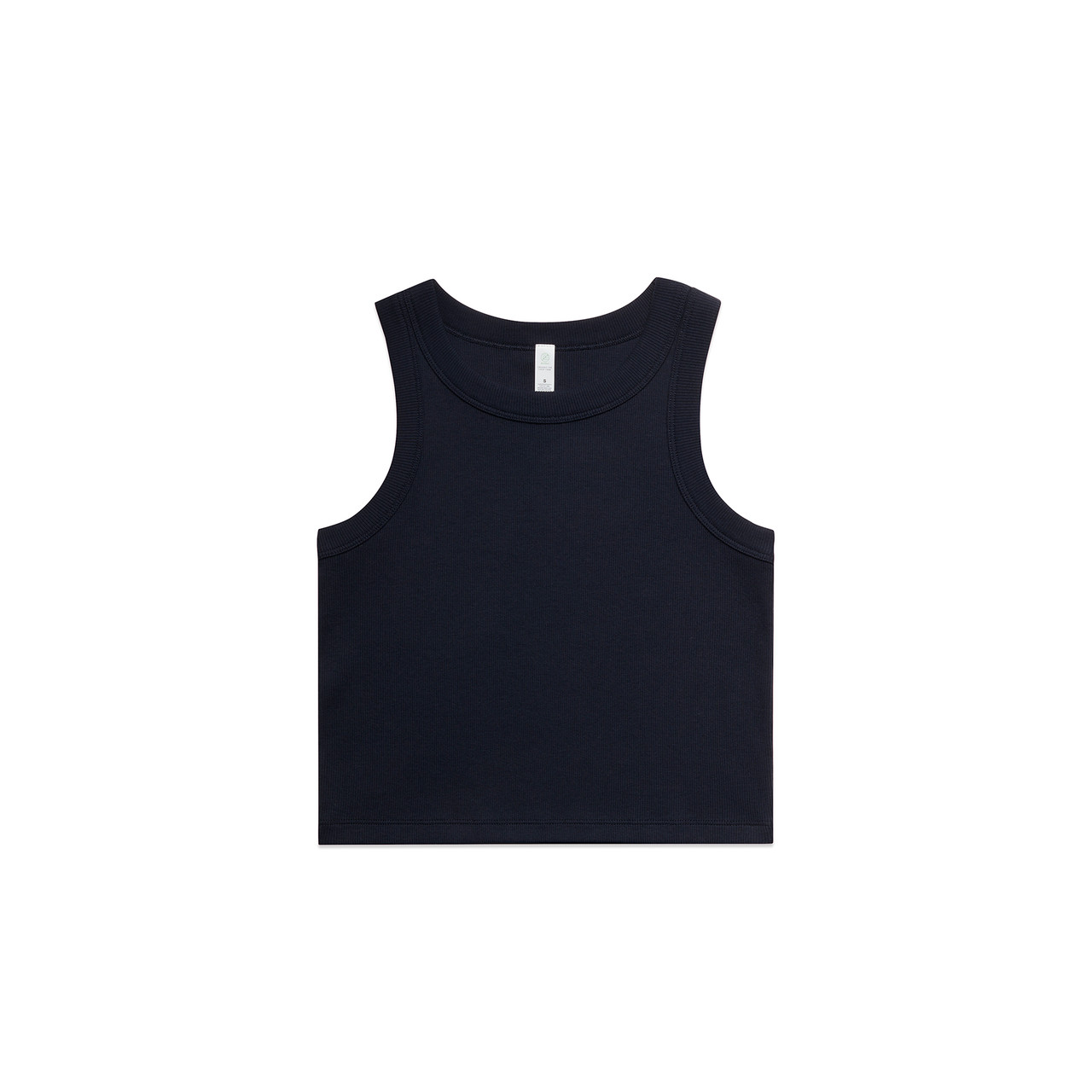 Wo's Organic Rib Crop Tank | 4064G 52