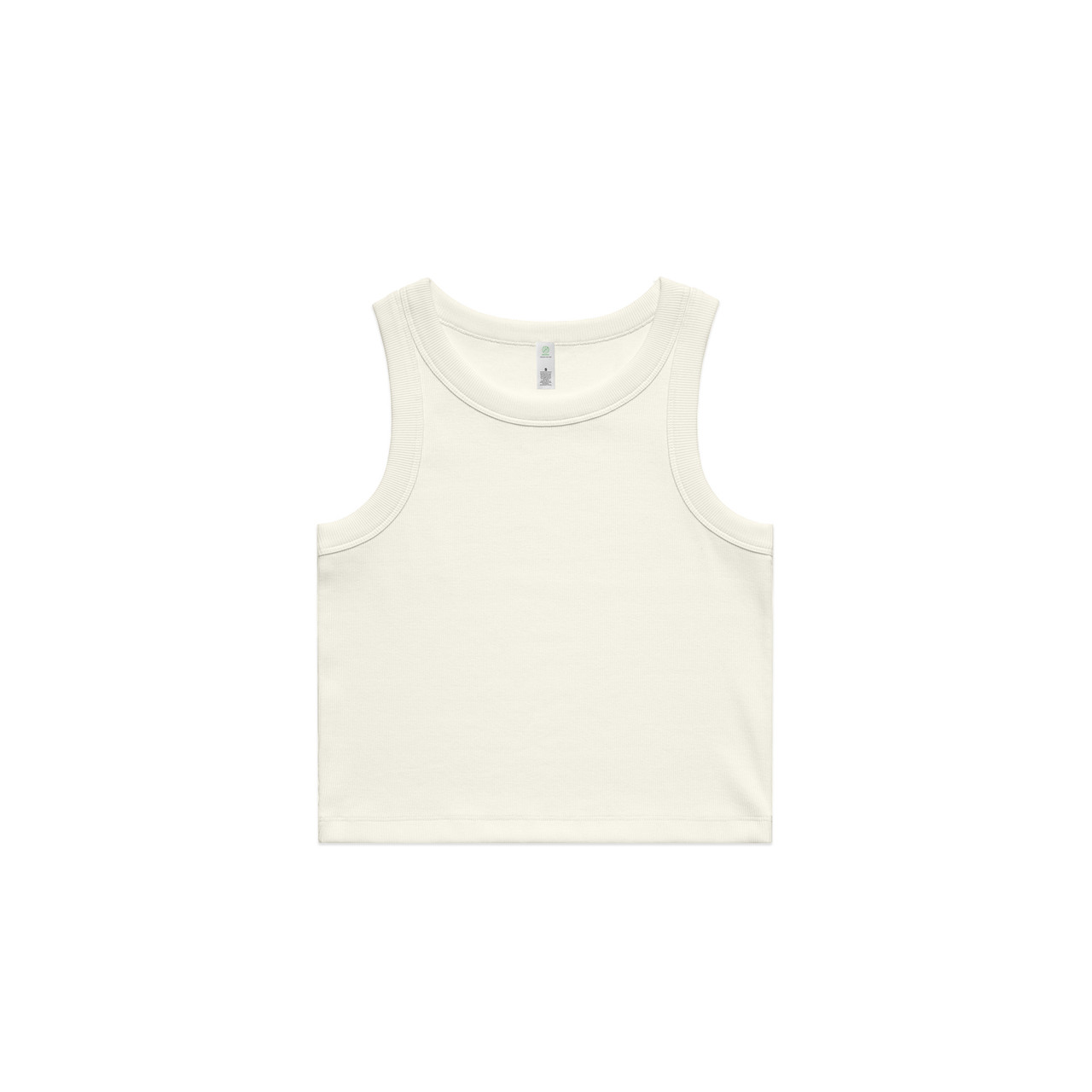 Wo's Organic Rib Crop Tank | 4064G 58