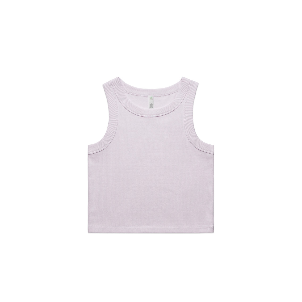 Wo's Organic Rib Crop Tank | 4064G 53