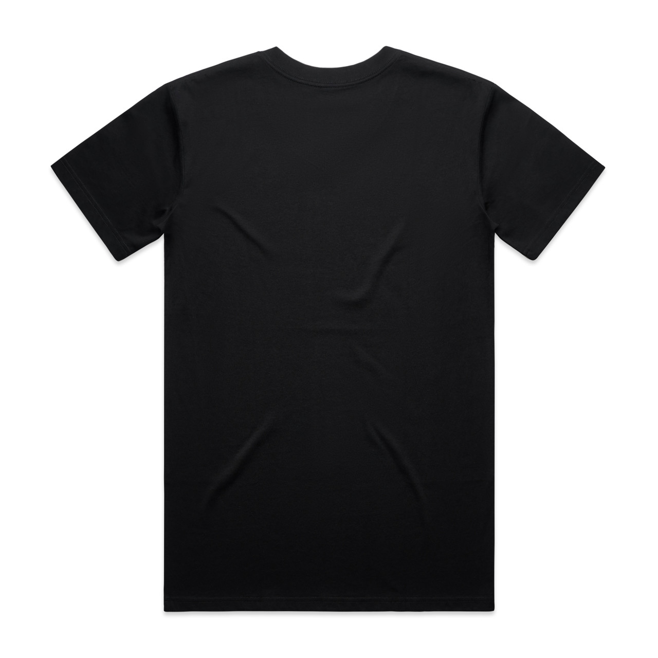 AS Colour 5001V Staple V Neck Tee Black back view for custom printing