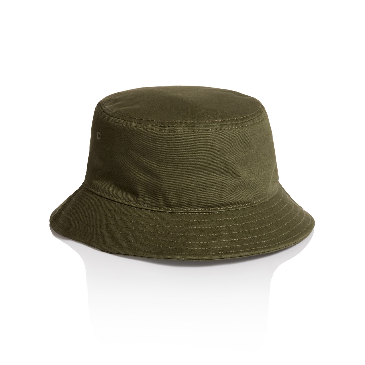 AS Colour 1117 Bucket Hat Army front view for custom printing