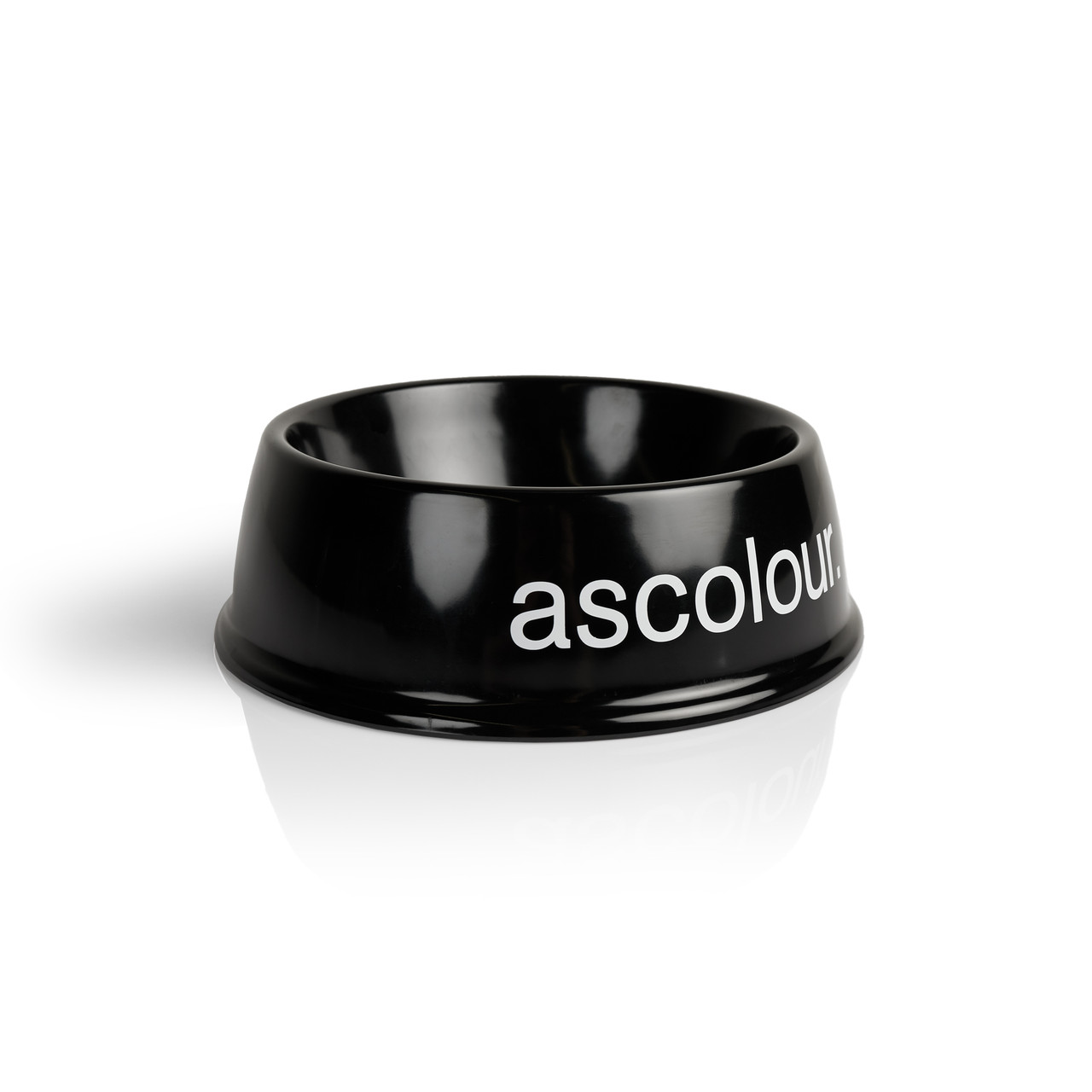AS Colour 1506 ASC Pet Bowl Black front view for custom printing
