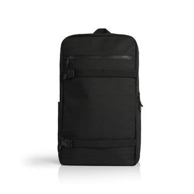 AS Colour 1031 Recycled Strap Backpack Black product view for custom printing