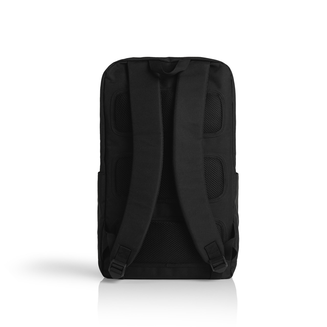 AS Colour 1031 Recycled Strap Backpack Black back view for custom printing