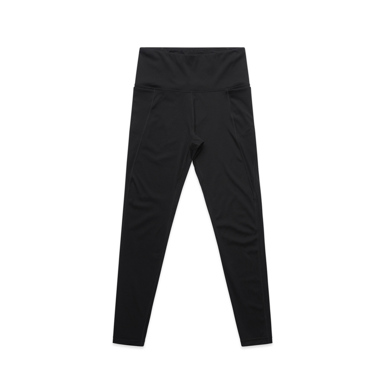 AS Colour 4630 Wo's Active Leggings Black front view for custom printing