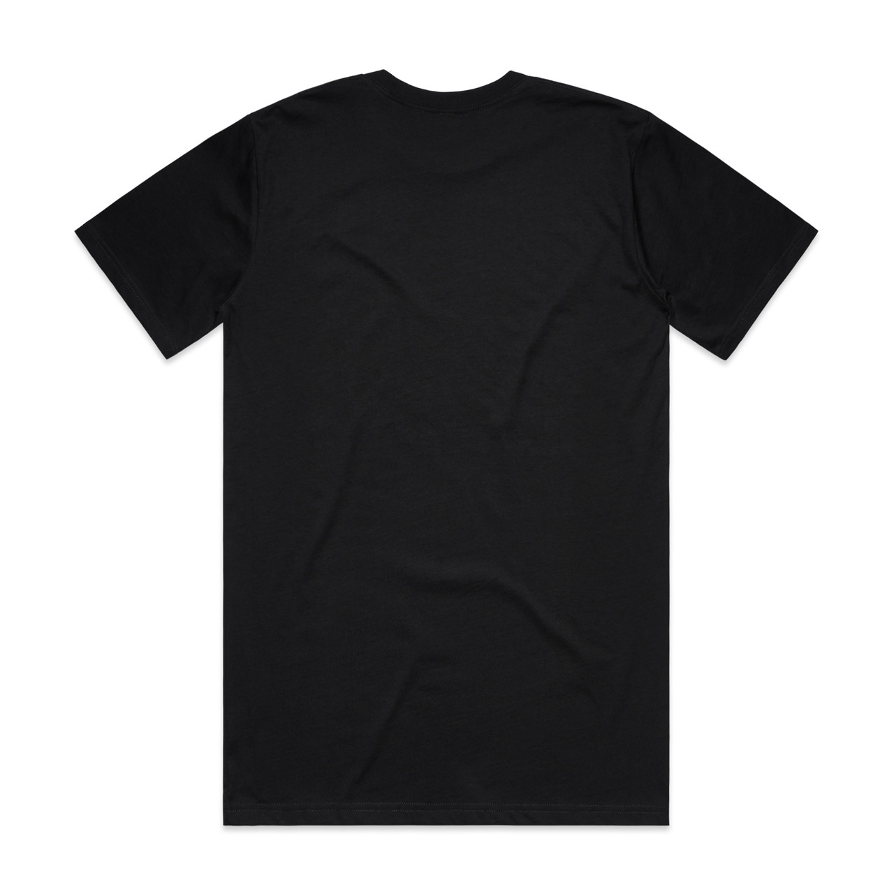 AS Colour 5026T Classic Tear Out Tee Black back view for custom printing
