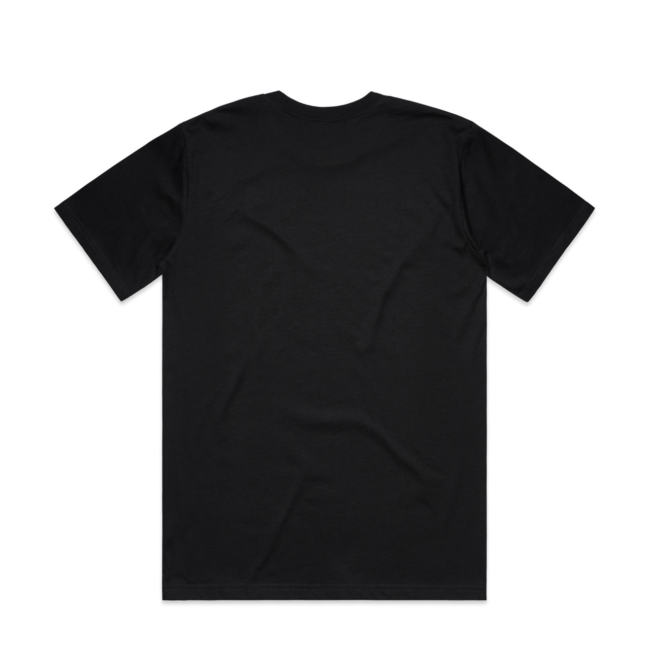 AS Colour 5079 Classic Minus Tee [-2"] Black back view for custom printing