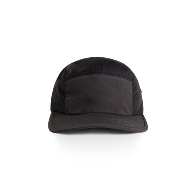 AS Colour 1105 Finn Two-Tone Nylon Cap Coal/Black product view for custom printing