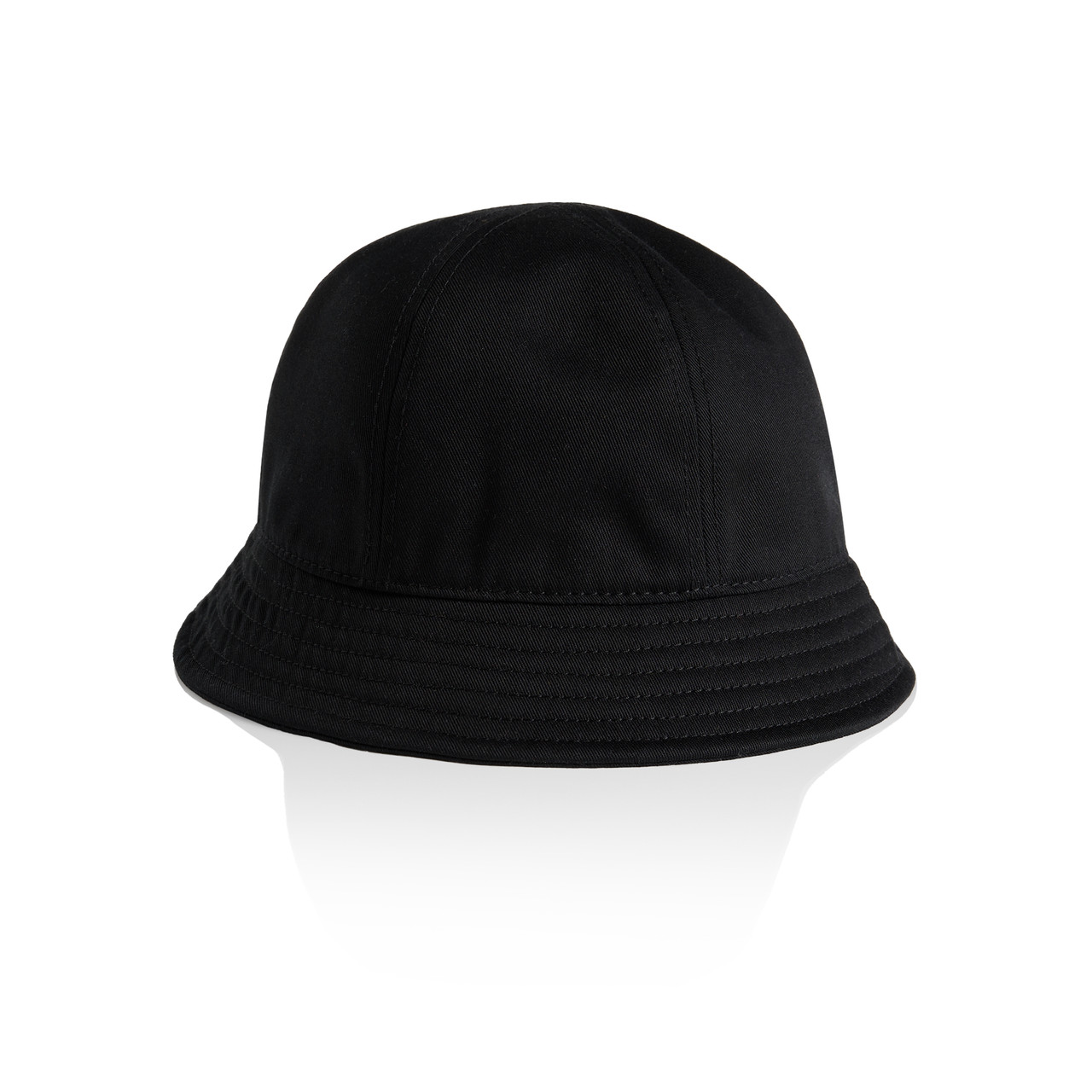 AS Colour 1179 Wo's Brim Bucket Hat Black front view for custom printing