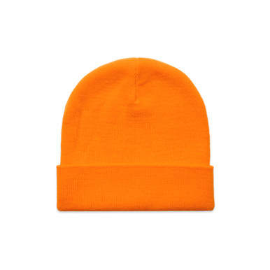 AS Colour 1107F Cuff Safety Beanie Safety Orange product view for custom printing