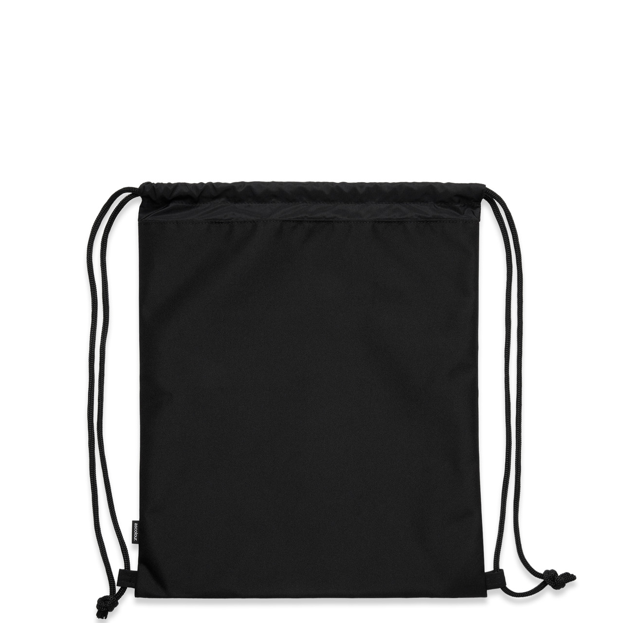 AS Colour 1037 Recycled Gear Bag Black front view for custom printing