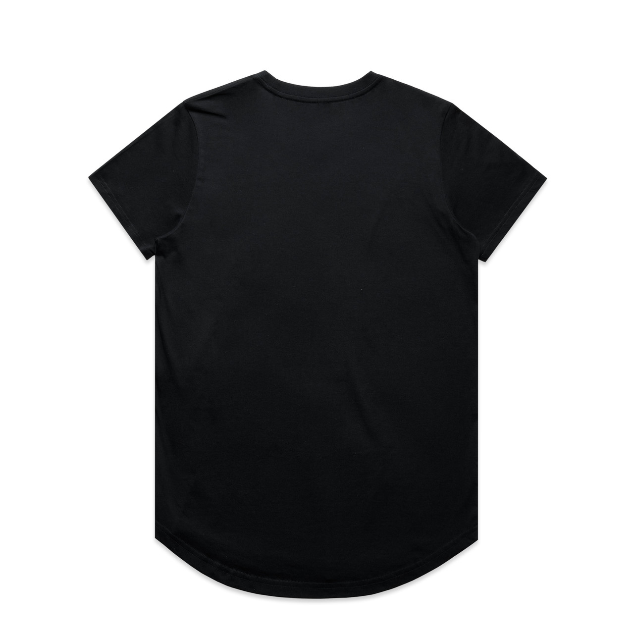 AS Colour 4024 Wo's Maple Curve Tee Black back view for custom printing