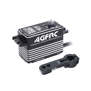 AGFRC Low Profile 60KG Insane Torque Steel Gears 4-Pole Brushless Digital Servo Motor AGFRC Low Profile 60KG Insane Torque Steel Gears 4-Pole Brushless Digital Servo Motor