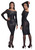 Delilah glossy sheer pantyhose nylon midi dress | Pearl & Poseidon