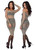 Delilah glossy sheer pantyhose nylon midi dress | Pearl & Poseidon