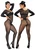 Marcella sheer silky crotchless bodystocking scoopneck | Pearl & Poseidon