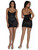 Ardeste oil shine sheer nylon cami strap mini dress | Pearl & Poseidon