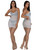 Ardeste oil shine sheer nylon cami strap mini dress | Pearl & Poseidon